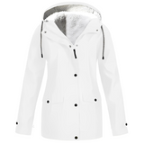 Fleece Lined Women's Rain Jacket - WarmWarder