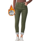 Women's Fleece-Lined Thermal Jeans - Hannah | Cozy & Warm Winter Denim