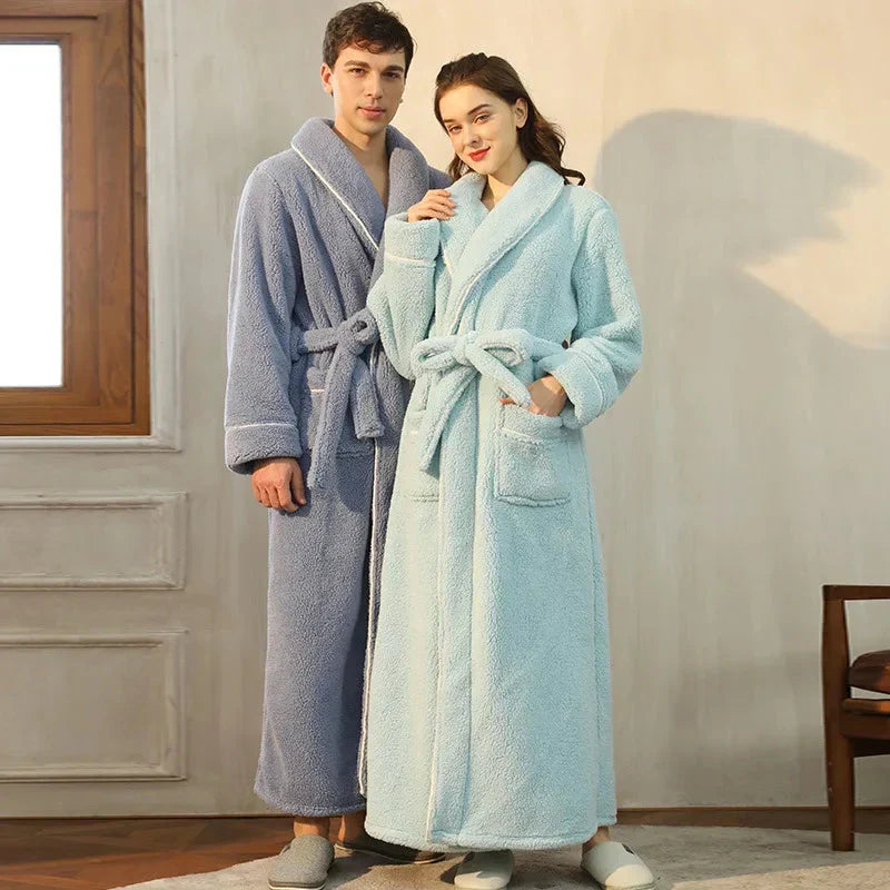 Cozy Winter Flannel Robe for Ultimate Comfort | Soft, Warm & Stylish Loungewear