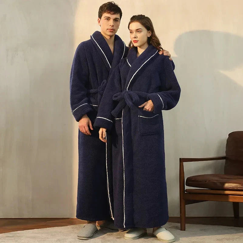 Cozy Winter Flannel Robe for Ultimate Comfort | Soft, Warm & Stylish Loungewear