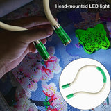 Adjustable LED Neck Lamp for Hands-Free Knitting, Crocheting & Reading – Flexible Craft Lighting Solution