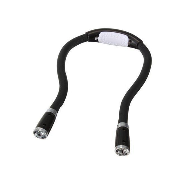 Adjustable LED Neck Lamp for Hands-Free Knitting, Crocheting & Reading – Flexible Craft Lighting Solution