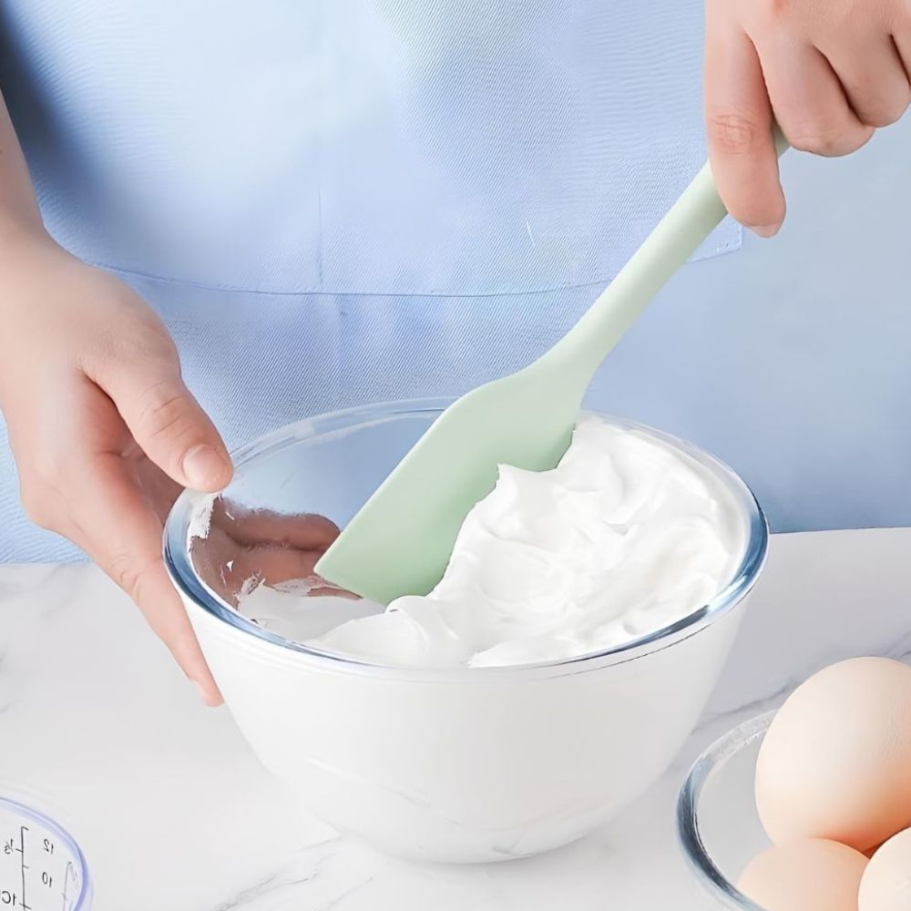 Premium Flexible Silicone Spatula Set - 6 Piece Kitchen Utensil Set for Baking & Cooking