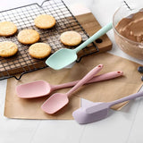 Premium Flexible Silicone Spatula Set - 6 Piece Kitchen Utensil Set for Baking & Cooking
