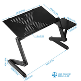 Adjustable 360° Laptop Stand - Ergonomic Design for Comfortable Work & Enhanced Productivity