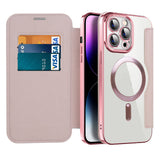 Premium Leather Magnetic Flip Case for iPhone 11-14 Series - Stylish, Durable Protection & Convenient Accessory