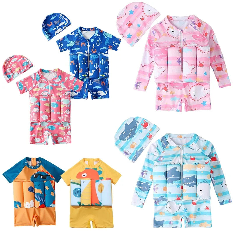 Kids Swimsuit – Built-In Buoyancy Aid, UPF 50+ UV Protection & One-Piece Design
