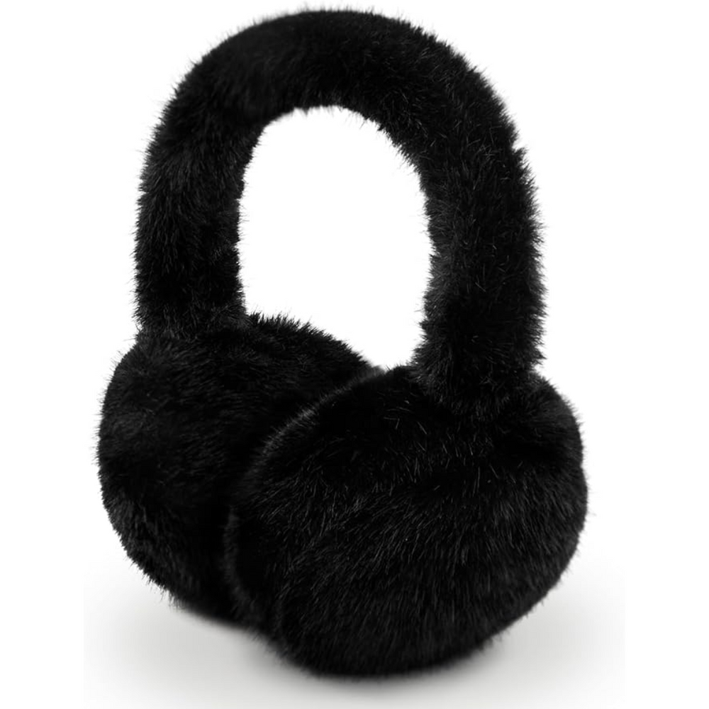 Fluffy Foldable Faux Fur Winter Ear Warmers - Cozy FauxSnugs for Ultimate Warmth & Style