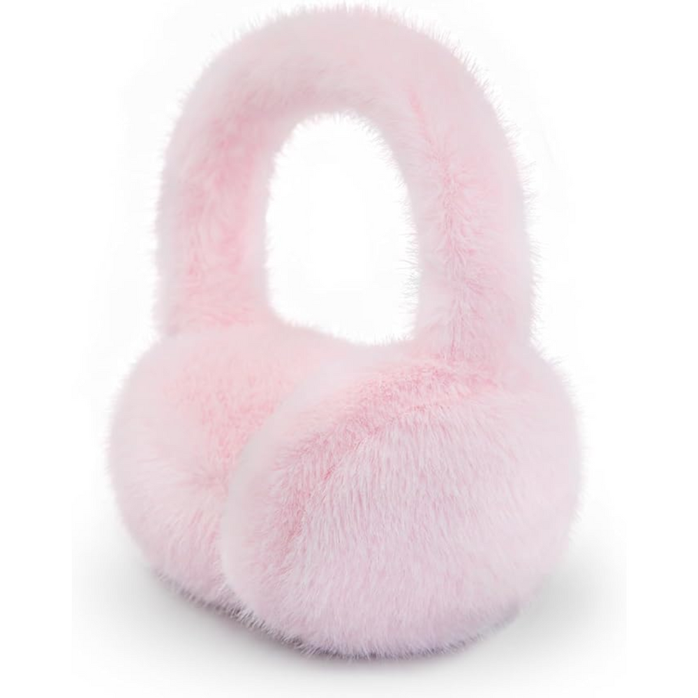 Fluffy Foldable Faux Fur Winter Ear Warmers - Cozy FauxSnugs for Ultimate Warmth & Style
