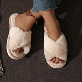 Cozy Fluffy Slippers with Soft Sole & Non-Slip Grip for Ultimate Comfort