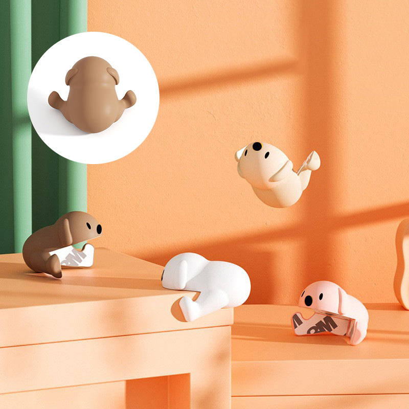 Silicone Baby Corner Guards – Dog-Shape Cushion, 3M Adhesive & Soft Edge Protector