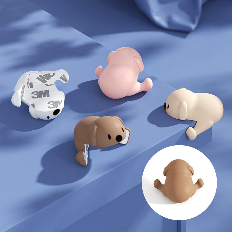 Silicone Baby Corner Guards – Dog-Shape Cushion, 3M Adhesive & Soft Edge Protector