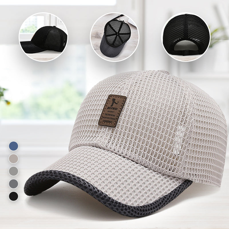 Mesh Baseball Cap Breathable Adjustable