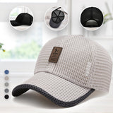 Mesh Baseball Cap Breathable Adjustable