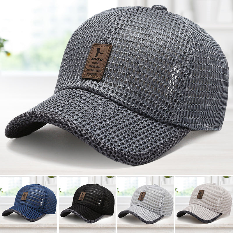 Mesh Baseball Cap Breathable Adjustable