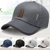 Mesh Baseball Cap Breathable Adjustable