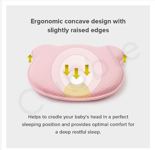 ErgoNest – Memory Foam Baby Pillow