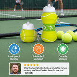 Foldable Silicone Water Bottle – Collapsible & Leak-Proof for Sports
