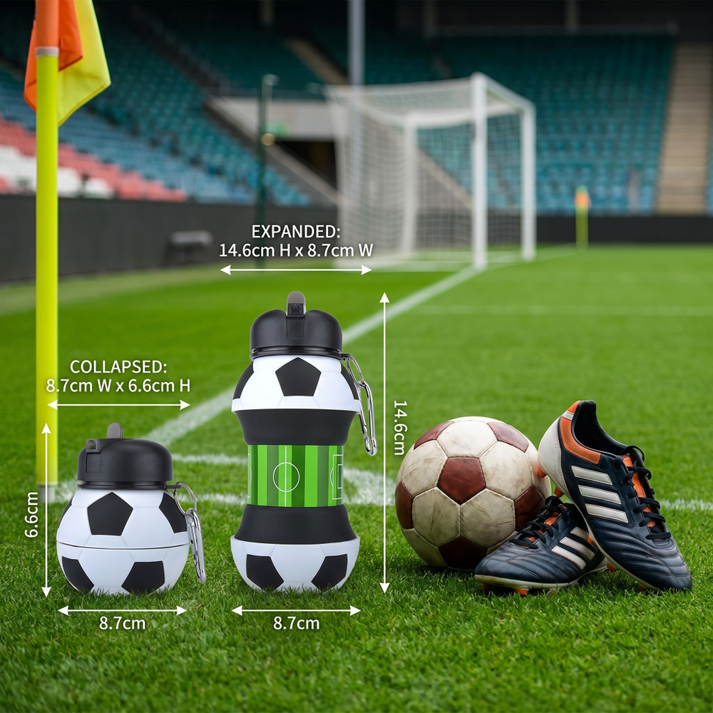 Foldable Silicone Water Bottle – Collapsible & Leak-Proof for Sports