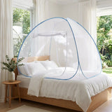 Pop-Up Mosquito Net Tent – Ø100cm Foldable, Zippered Entry & Breathable Polyester