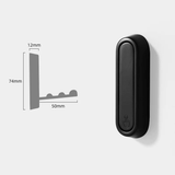 Folding Metal Wall Hooks – Space-Saving, 70×12mm, Available in 5 Colors