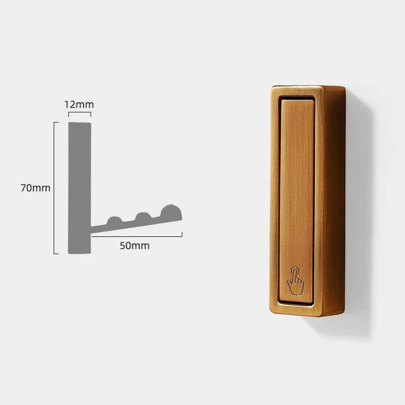 Folding Metal Wall Hooks – Space-Saving, 70×12mm, Available in 5 Colors