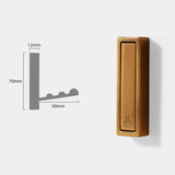 Folding Metal Wall Hooks – Space-Saving, 70×12mm, Available in 5 Colors