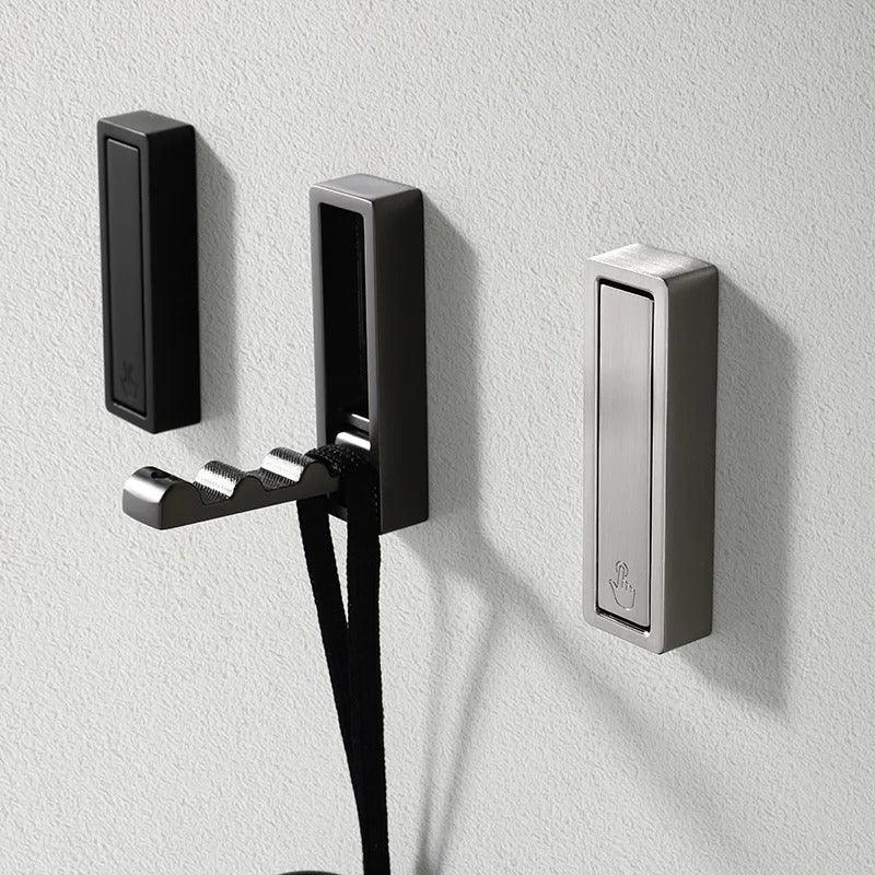 Folding Metal Wall Hooks – Space-Saving, 70×12mm, Available in 5 Colors