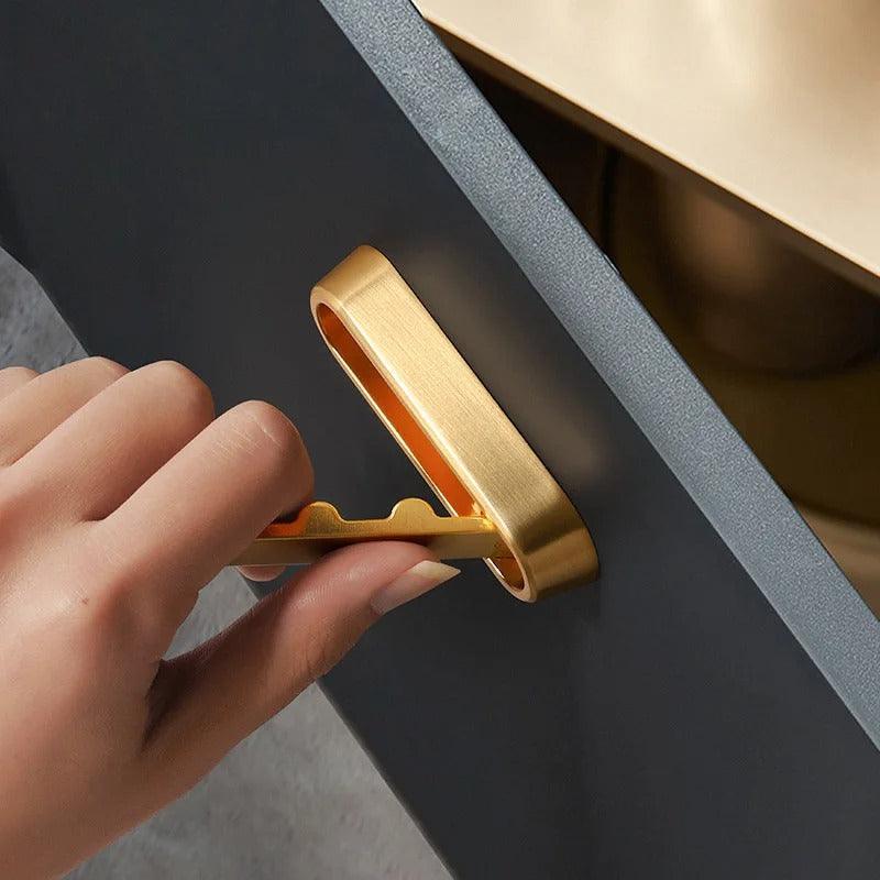 Folding Metal Wall Hooks – Space-Saving, 70×12mm, Available in 5 Colors