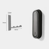 Folding Metal Wall Hooks – Space-Saving, 70×12mm, Available in 5 Colors