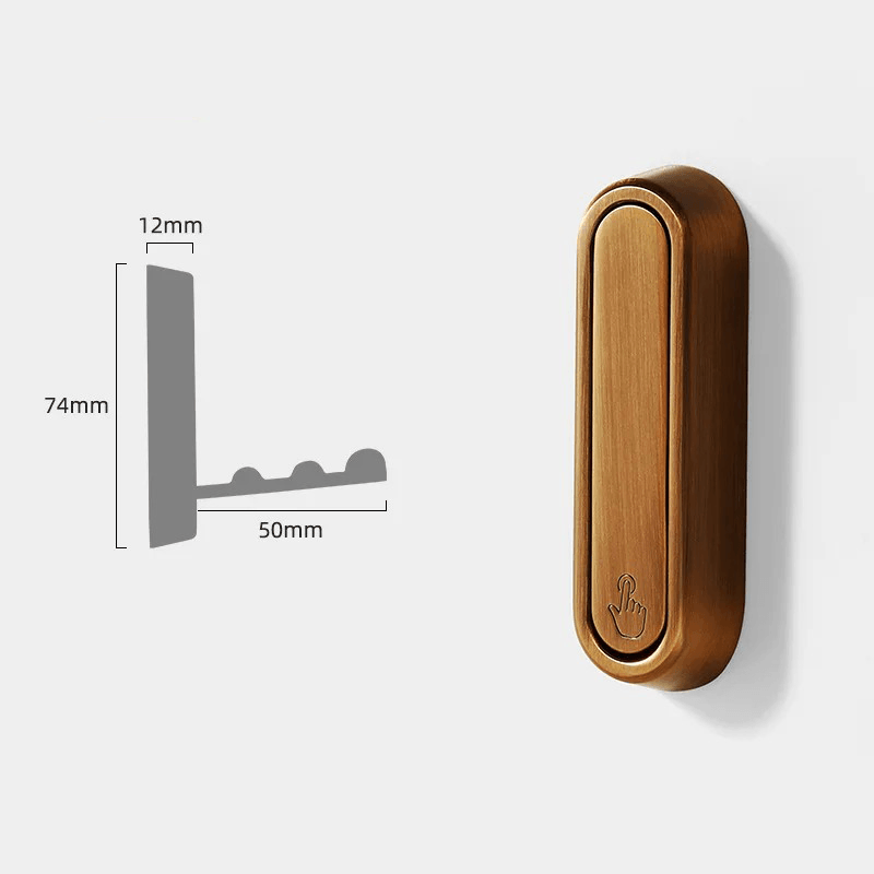 Folding Metal Wall Hooks – Space-Saving, 70×12mm, Available in 5 Colors