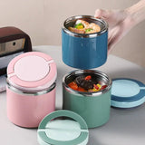 1L Green Food Thermos - Keeps Food Hot for 12 Hours - Insulated Lunch Container