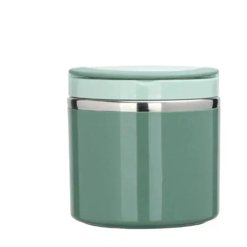 1L Green Food Thermos - Keeps Food Hot for 12 Hours - Insulated Lunch Container