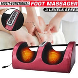 Electric Foot Massager – Heat Function, 3 Speed Settings & Dual Rotation