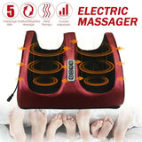 Electric Foot Massager – Heat Function, 3 Speed Settings & Dual Rotation