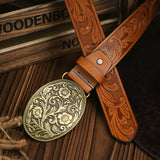 BowLift | Men’s Belt | Western Style | Vegan Leather & Durable Metal Buckle