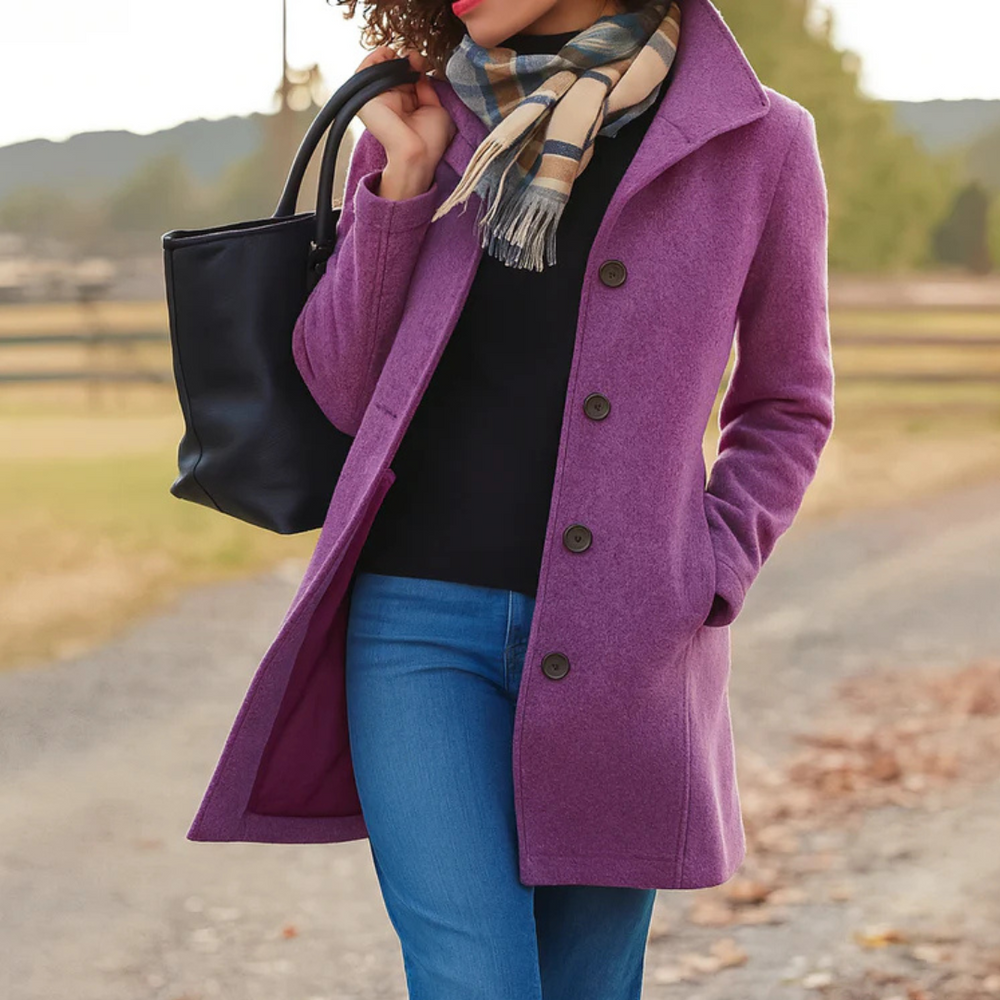 Women's oversized coat, view 2