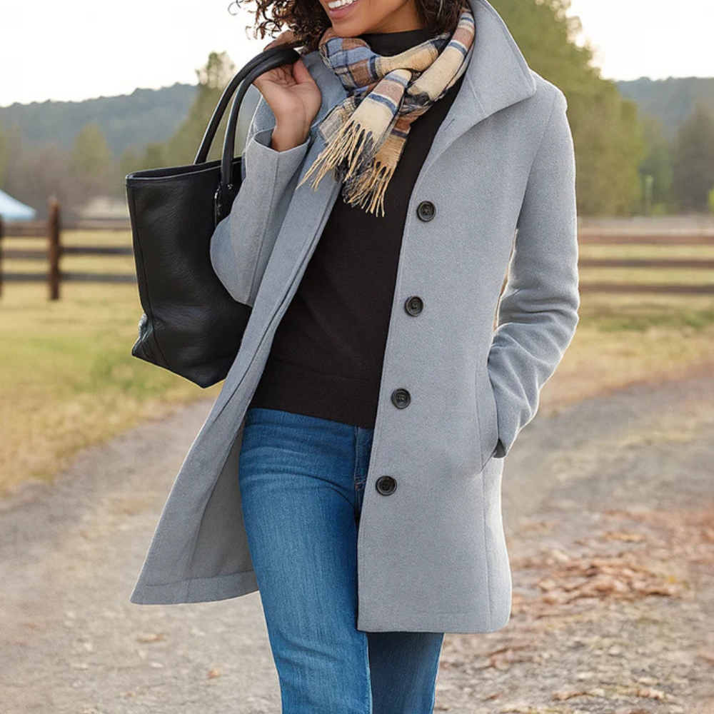 Women's oversized coat, view 6