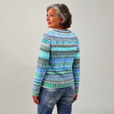 Audrey Vintage Icelandic Sweater | Cozy Knit Pullover for Women | Classic Nordic Design