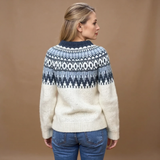 Maecey Vintage Icelandic Sweater - Cozy Knit Pullover for Women | Classic Nordic Design