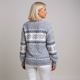Melanie Vintage Icelandic Sweater - Cozy Knit Pullover for Women