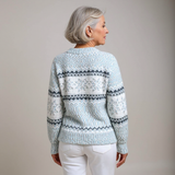 Melanie Vintage Icelandic Sweater - Cozy Knit Pullover for Women