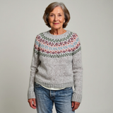 Bridget Vintage Icelandic Sweater - Cozy, Stylish Knitwear for Women