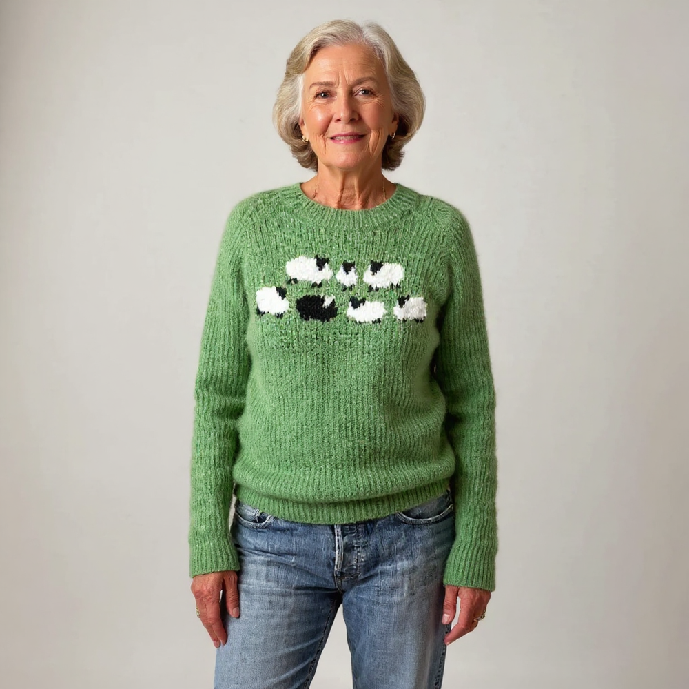 Addison Vintage Icelandic Sweater - Cozy Knit Pullover for Timeless Style