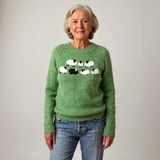 Addison Vintage Icelandic Sweater - Cozy Knit Pullover for Timeless Style