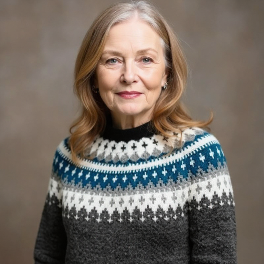 Althea Vintage Icelandic Sweater - Cozy Knit Pullover for Classic Style