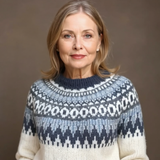 Maecey Vintage Icelandic Sweater - Cozy Knit Pullover for Women | Classic Nordic Design