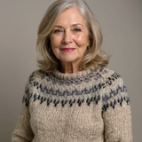 Ashley Vintage Icelandic Handcrafted Sweater - Unique Artisan Knitwear