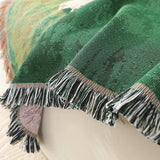 Cozy Woven Sheep Meadow Throw Blanket - Soft, Stylish, and Perfect for Home Decor