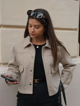 Women's longline coat, view 1